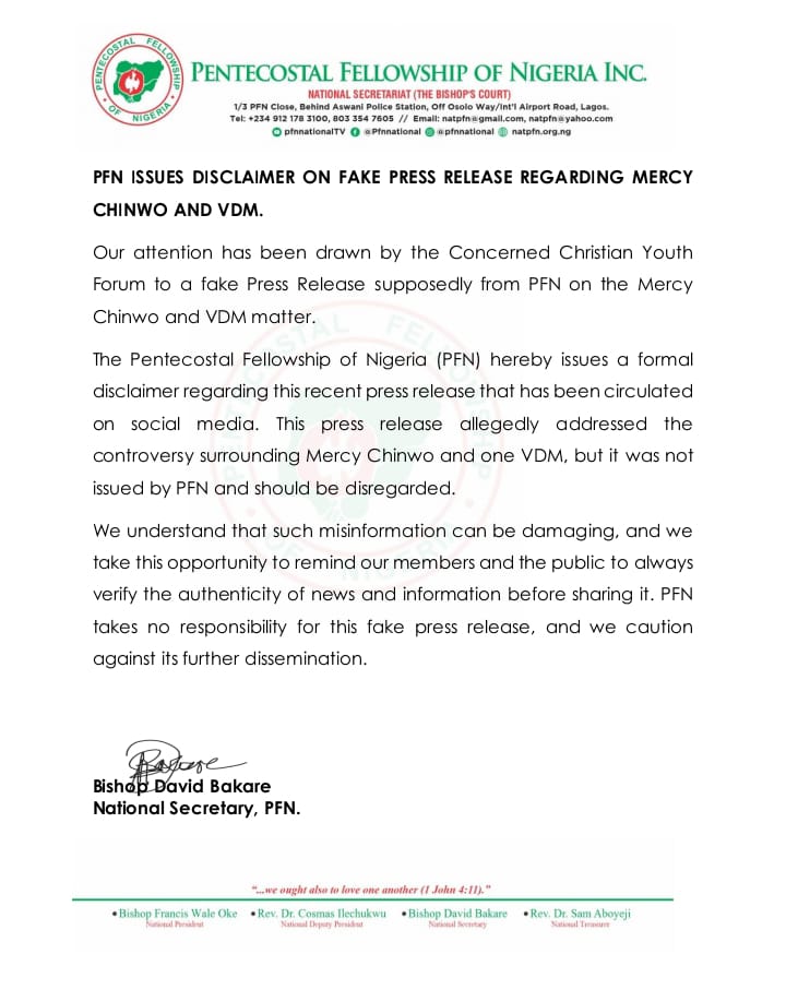 PFN calls out VeryDarkMan for allegedly spreading a false press release