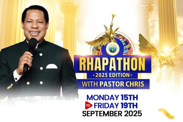 Watch The Rhapathon with Pastor Chris LIVE here!!!