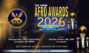 President Taiwo Oduala Announces Afro Awards 2026 Scheduled for October 10 in Los Angeles